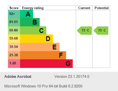 Energy Performance Certificate for Victoria House, Bramcote