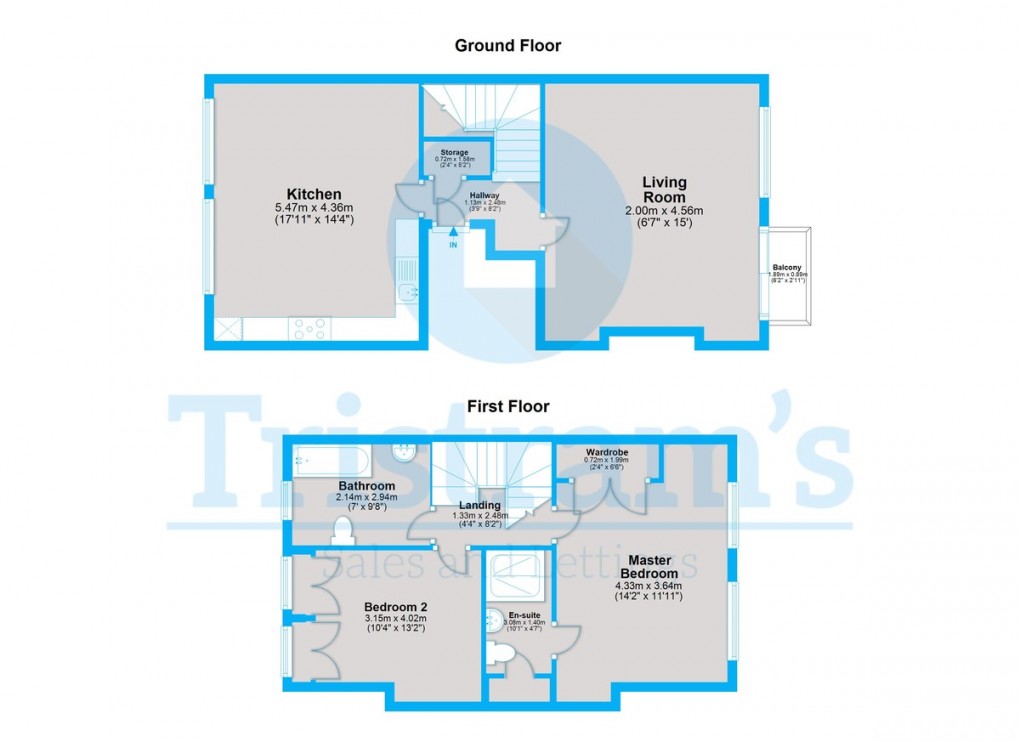 Floorplan for Park Row, Nottingham