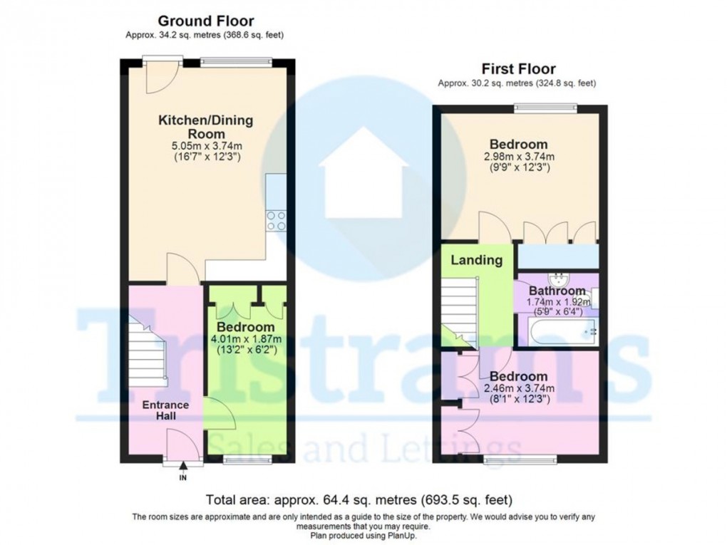 Floorplan for Bluecoat Close, City Centre
