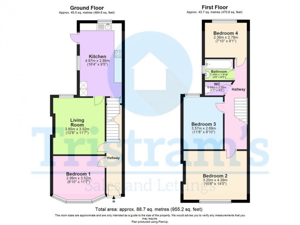 Floorplan for Lenton Boulevard, Lenton