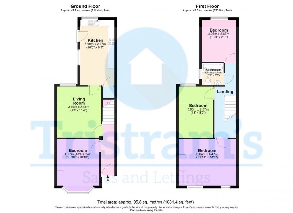 Floorplan for Leslie Road, Forest Fields