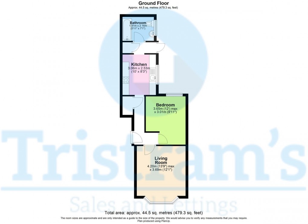 Floorplan for Radford Boulevard, Nottingham