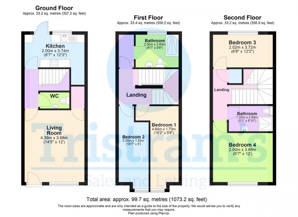 Floorplan for Bluecoat Close, City Centre