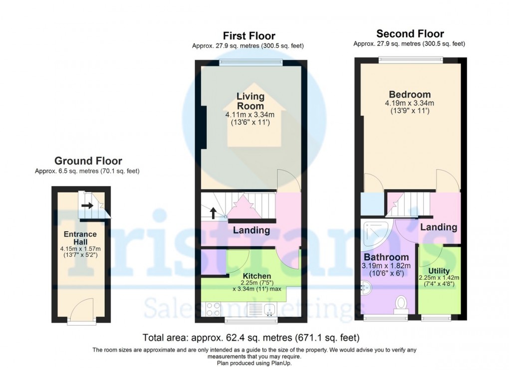 Floorplan for South Street, Hucknall