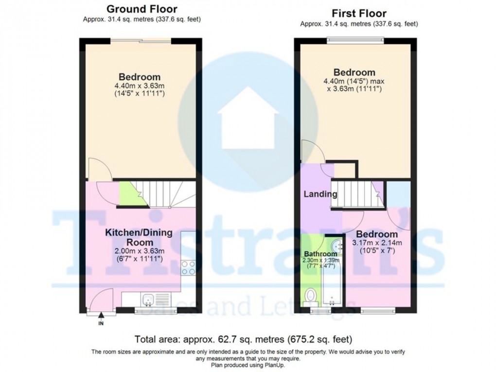 Floorplan for Lace Street, Dunkirk