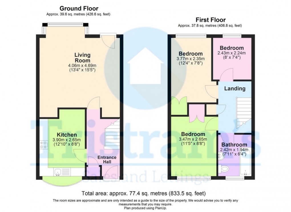 Floorplan for Saxon Green, Dunkirk