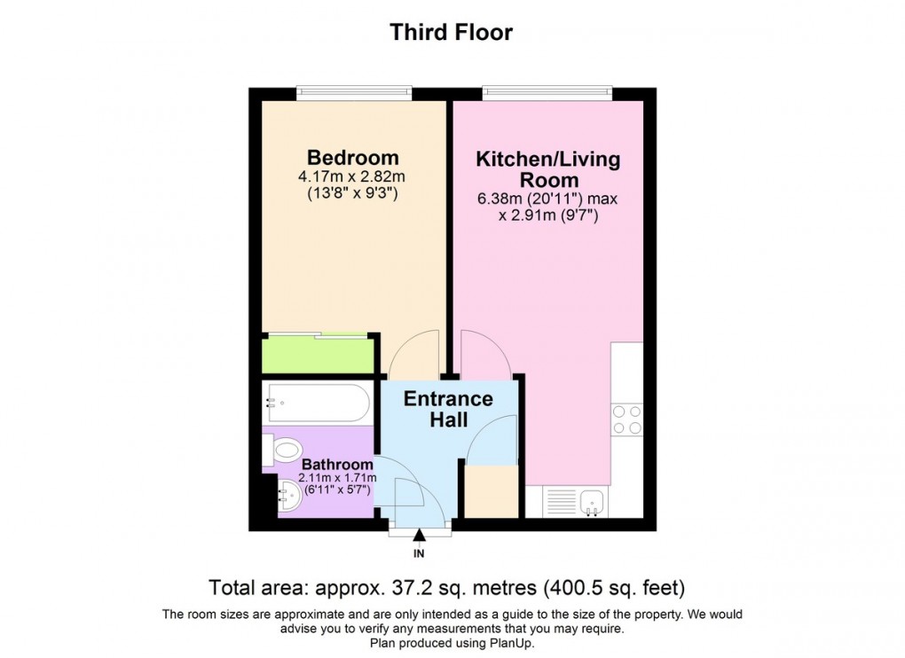 Floorplan for The Hicking Building, Nottingham