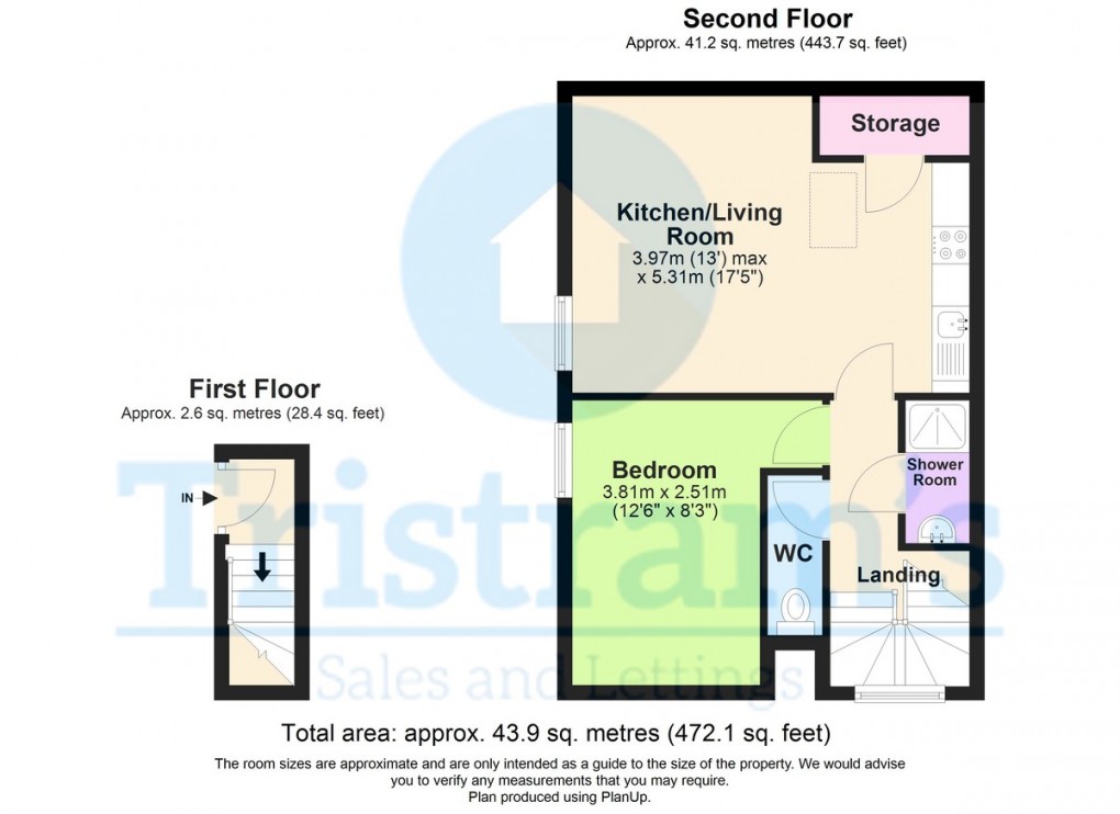 Floorplan for Woodborough Road, Nottingham