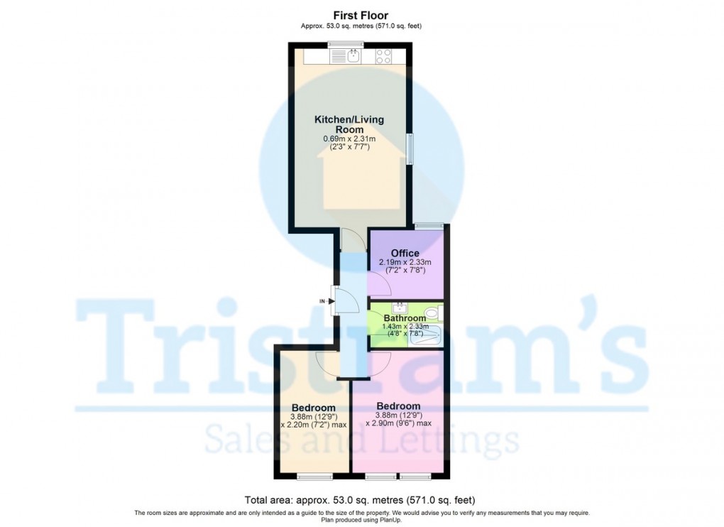 Floorplan for Woodborough Road, Nottingham