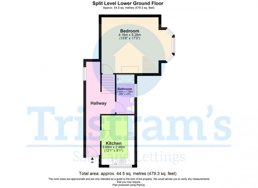 Floorplan for Peveril Drive, Nottingham