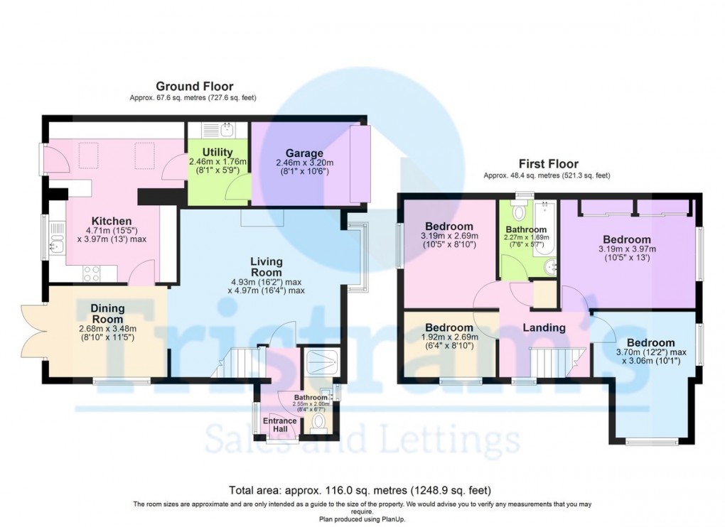 Floorplan for Torvill Drive, Wollaton