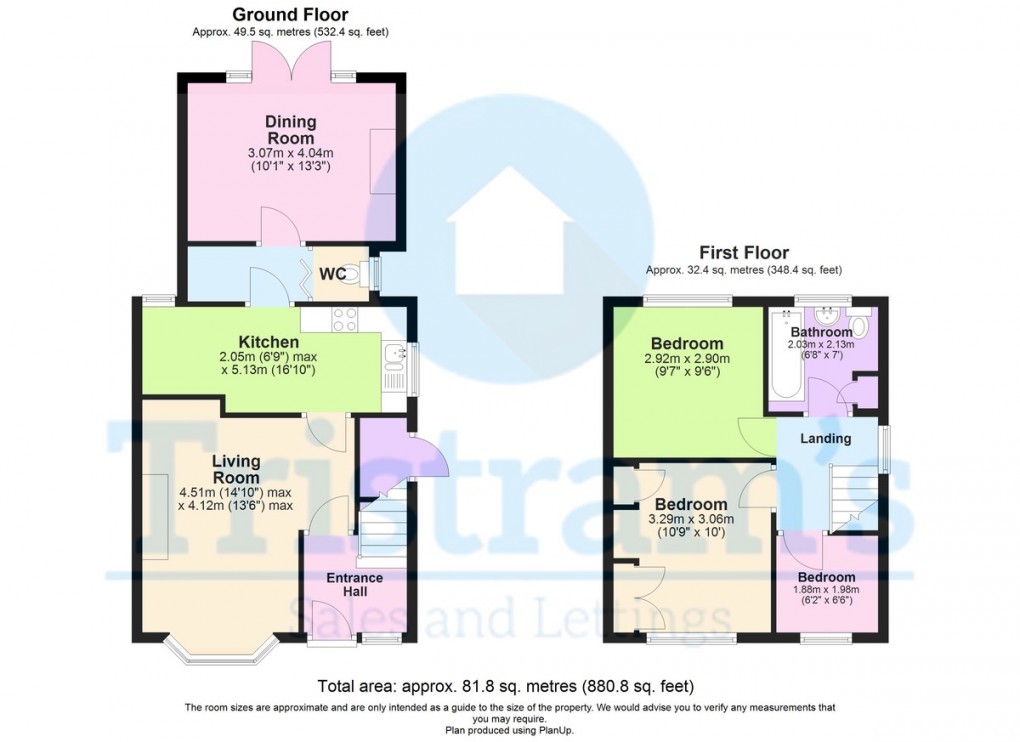 Floorplan for Robin Hood Road, Kirkby-in-ashfield