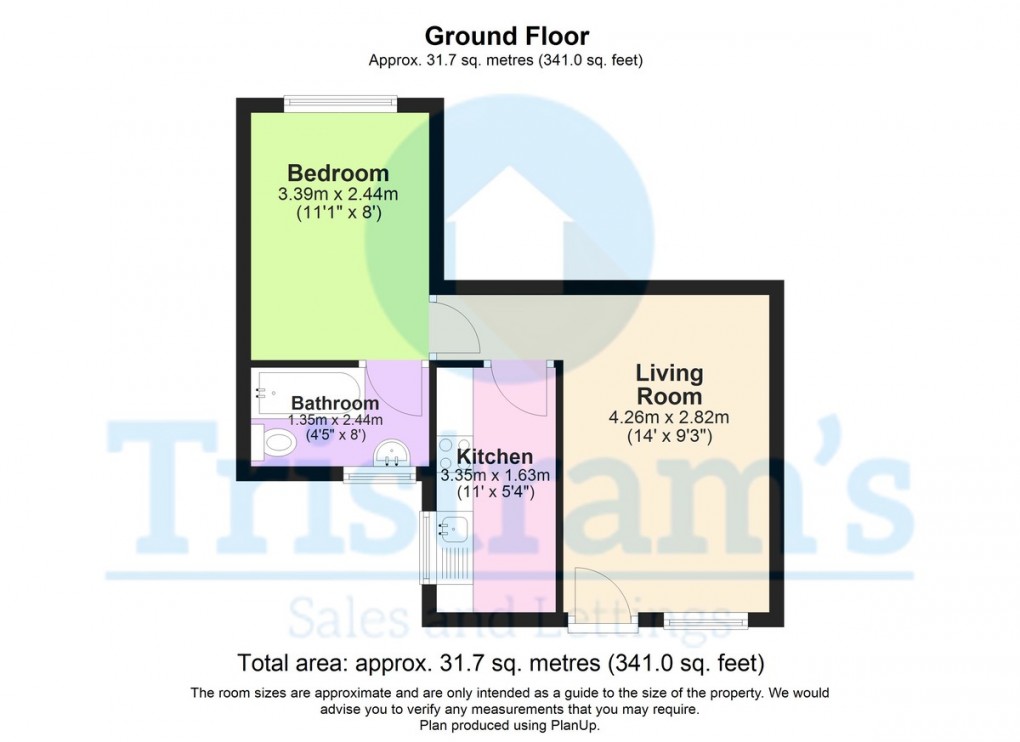 Floorplan for Vernon Court, Southwark Street
