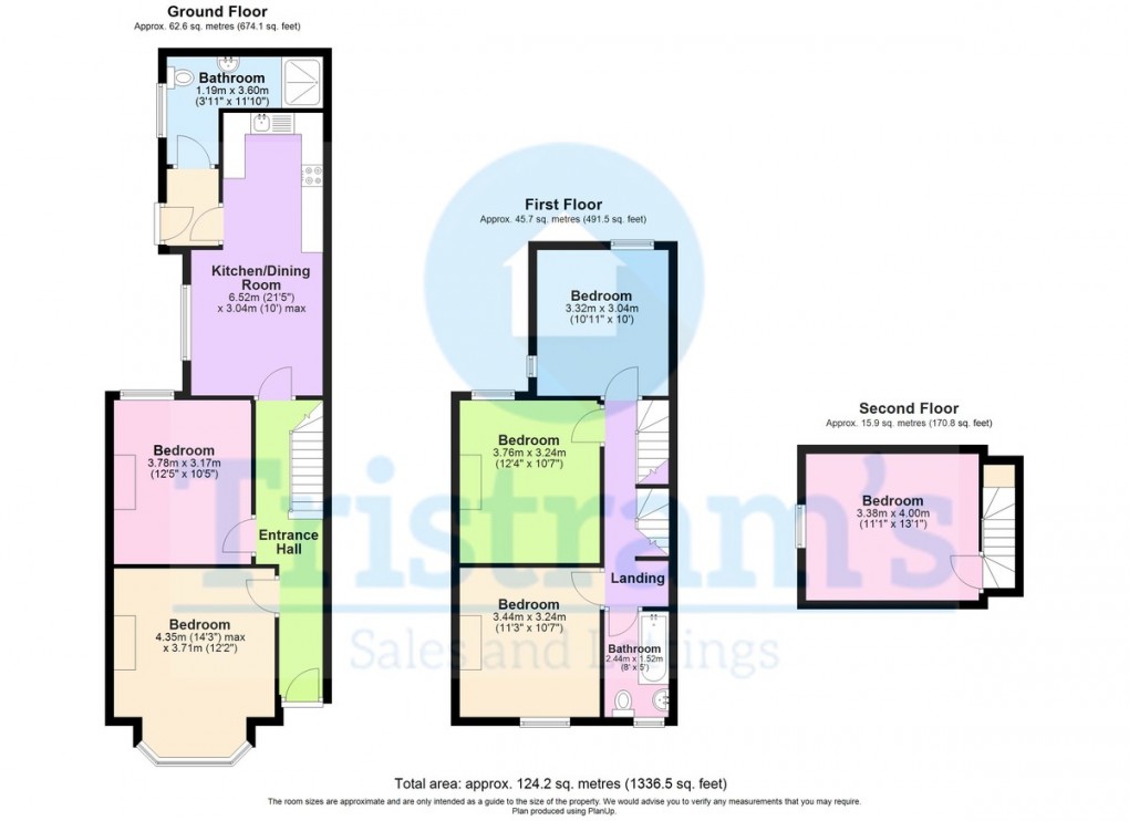 Floorplan for Lenton, Nottingham