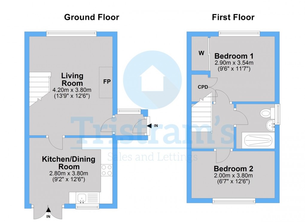 Floorplan for Clough Court, Nottingham