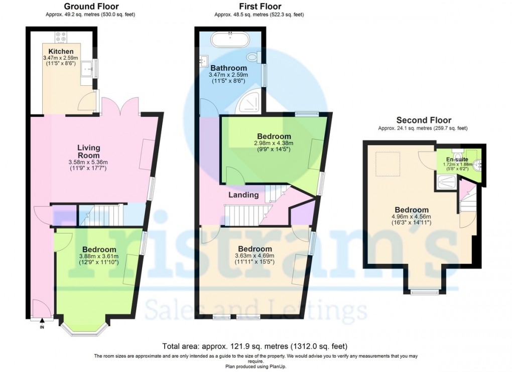Floorplan for Lower Road, Beeston