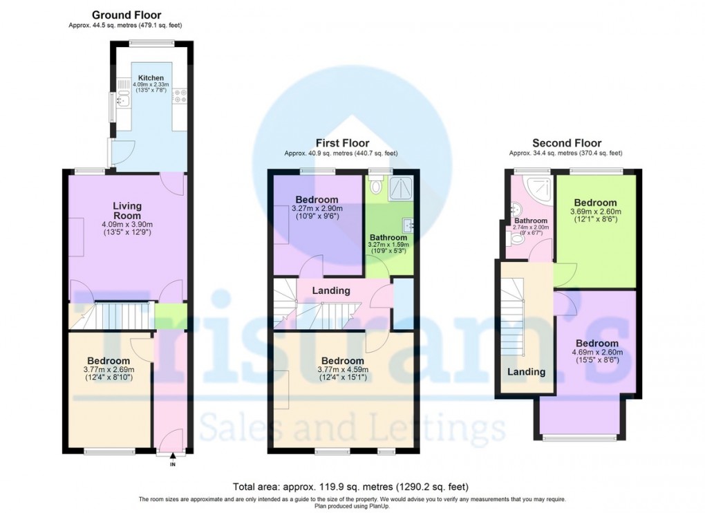 Floorplan for Albert Road, Lenton