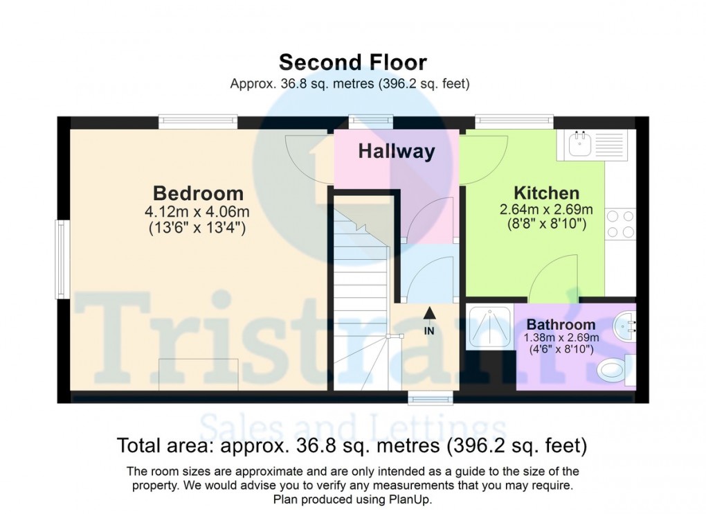 Floorplan for Flat 3, Radford Boulevard, Nottingham