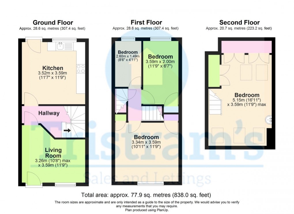 Floorplan for Hudson Street, St. Anns