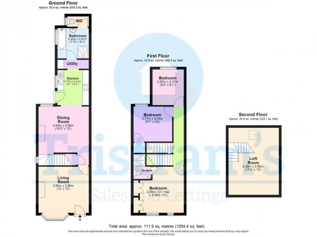 Floorplan for Myrtle Avenue, Long Eaton