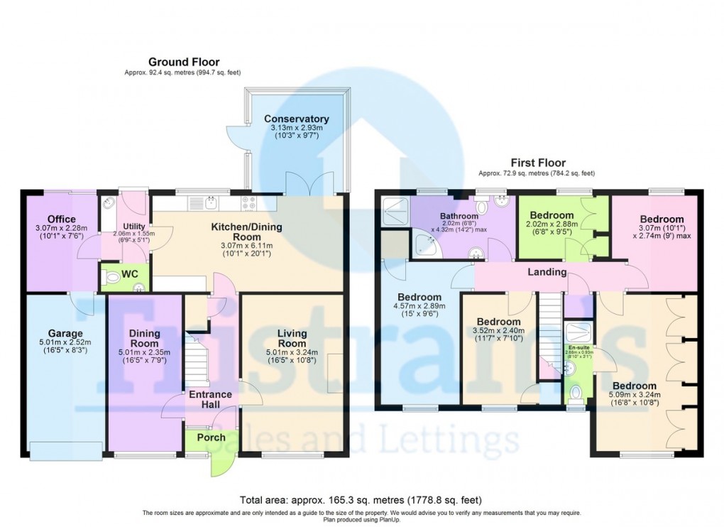 Floorplan for Archer Crescent, Wollaton