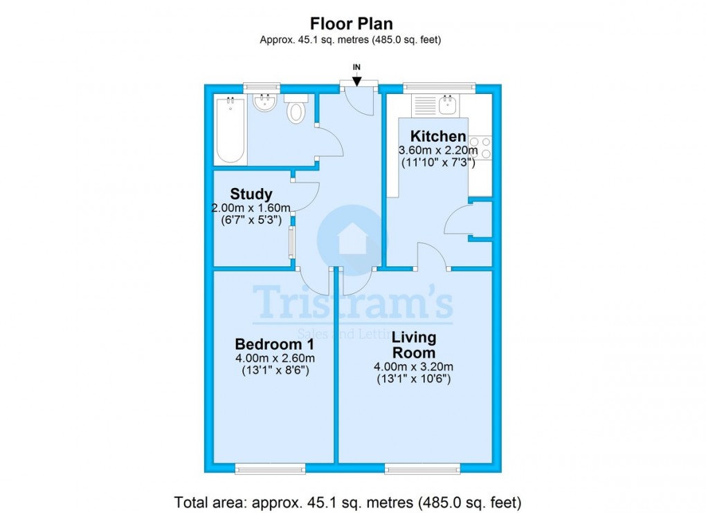 Floorplan for North Sherwood Street, Nottingham