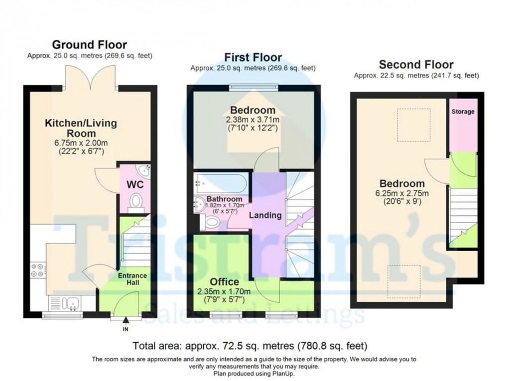 Floorplan for Cottesmore Road, Lenton