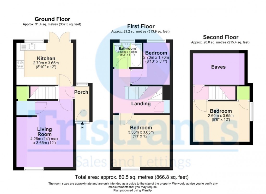 Floorplan for Hoten Road, Nottingham