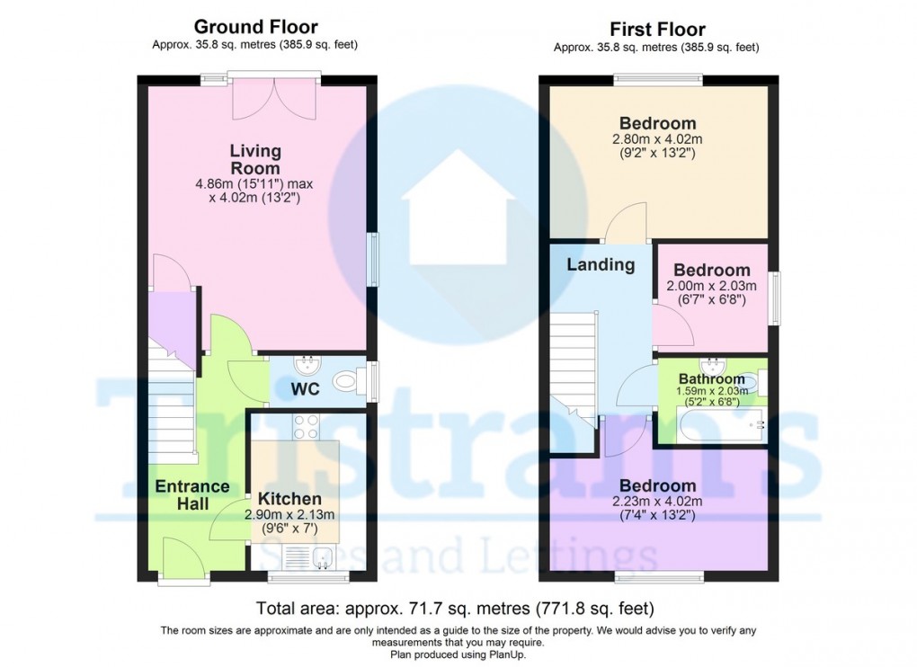Floorplan for West Bridgford, Nottingham