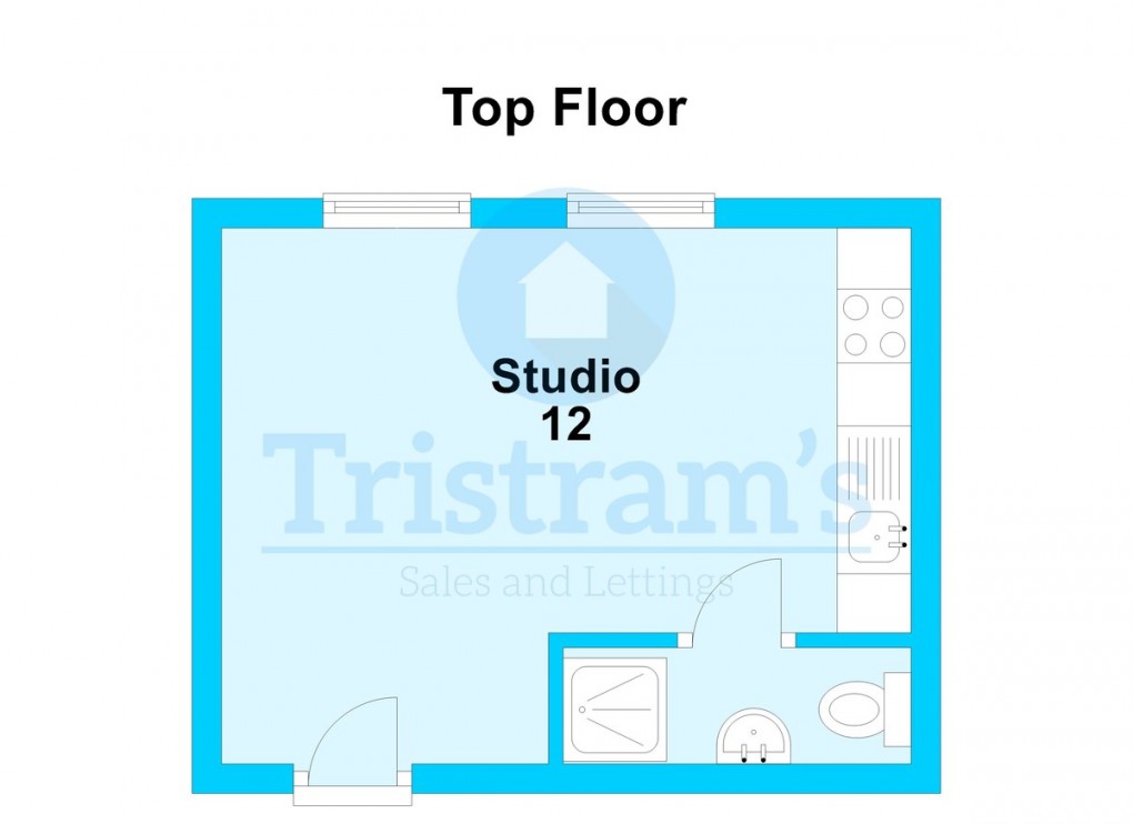 Floorplan for Peveril Street, Radford