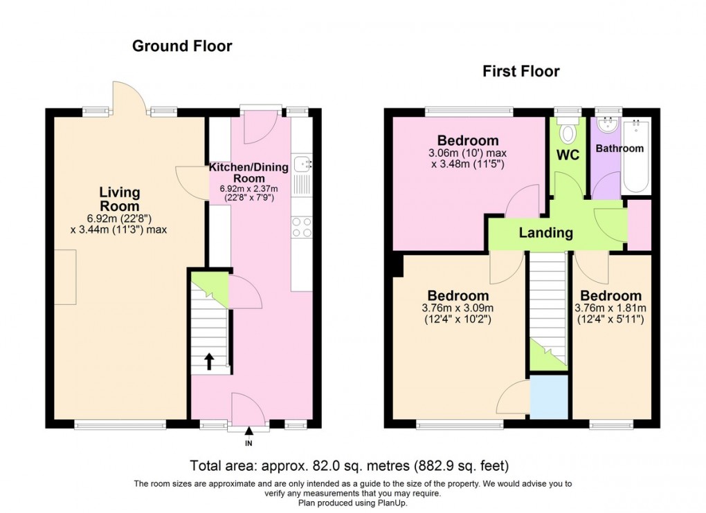 Floorplan for Bradley Walk, Clifton