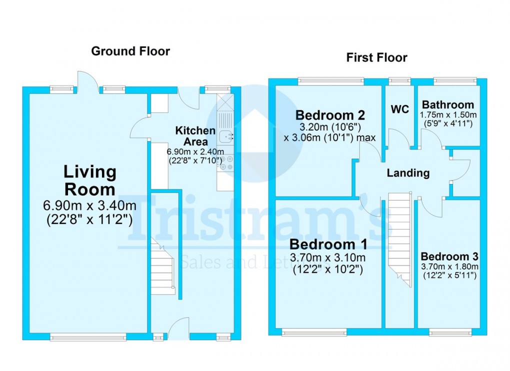 Floorplan for Bradley Walk, Clifton