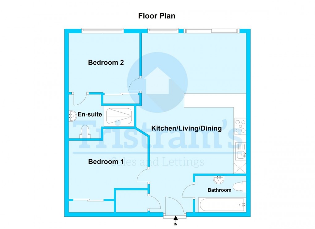 Floorplan for The Litmus Building, Huntingdon Street
