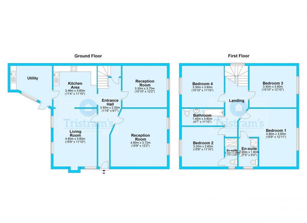 Floorplan for Bramcote Avenue, Beeston