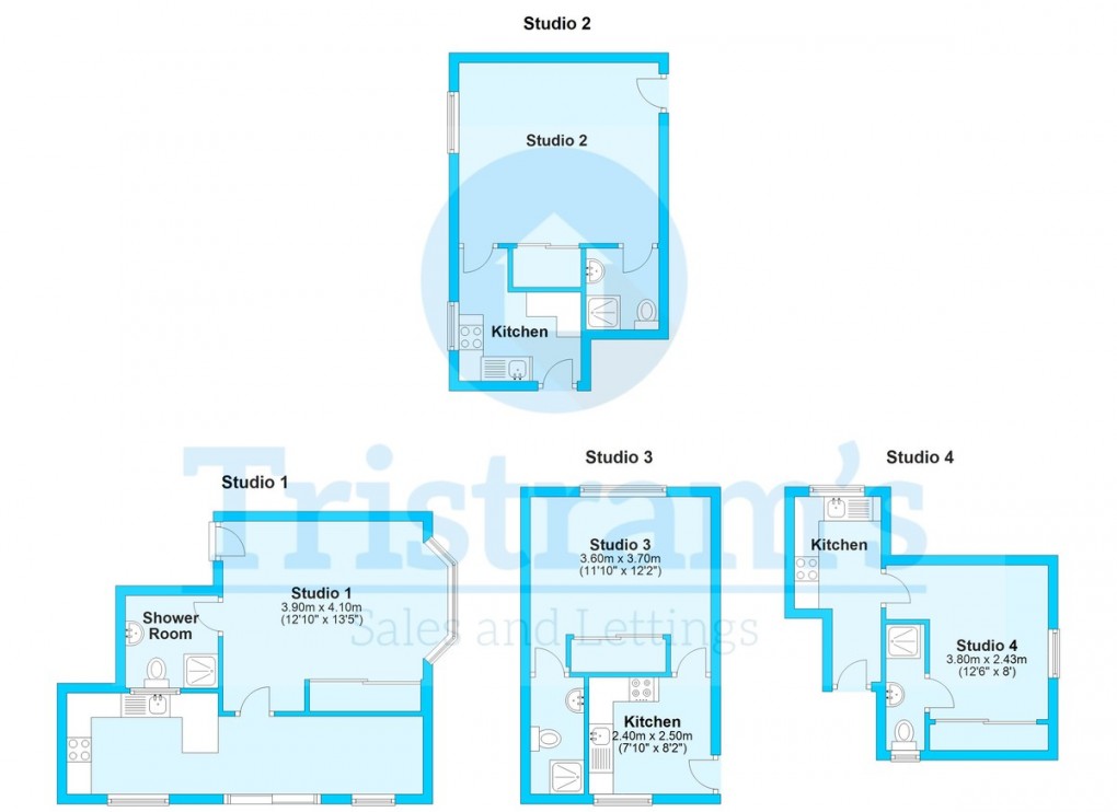 Floorplan for Campus Corner, Lenton Boulevard