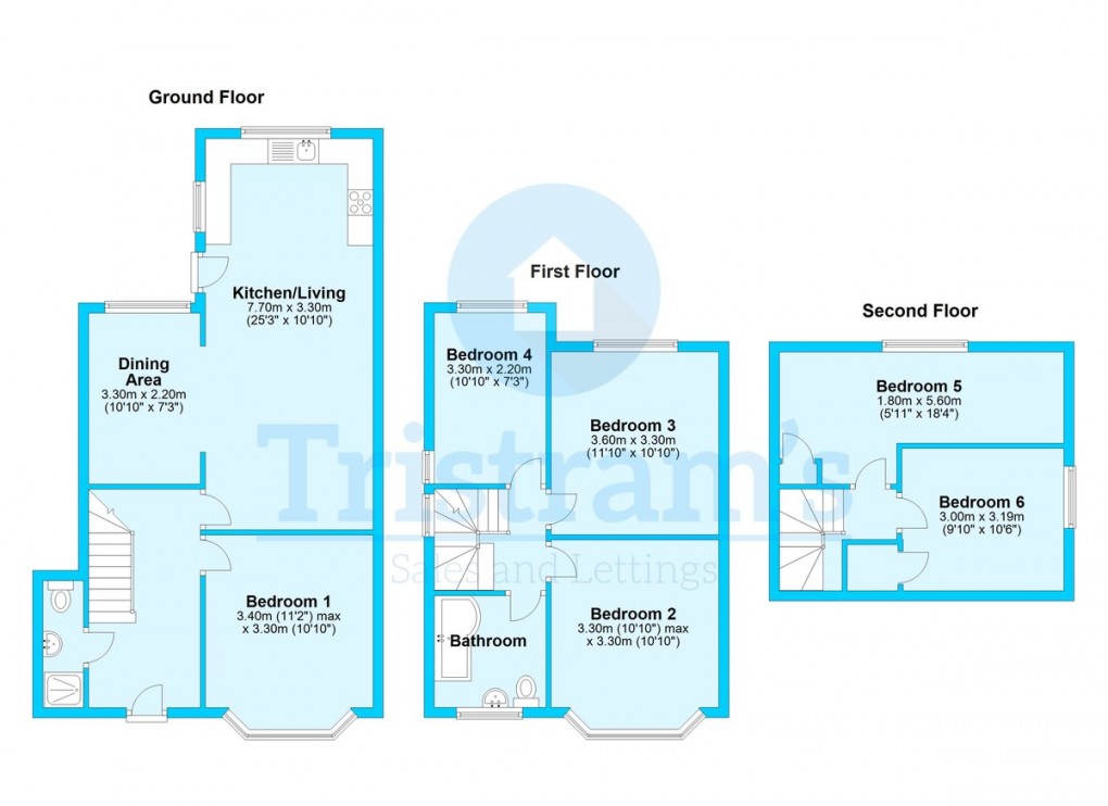 Floorplan for ~ £600 VOUCHER IF YOU SIGN UP BEFORE APRIL 2025!! ~Greenfield Street, Dunkirk