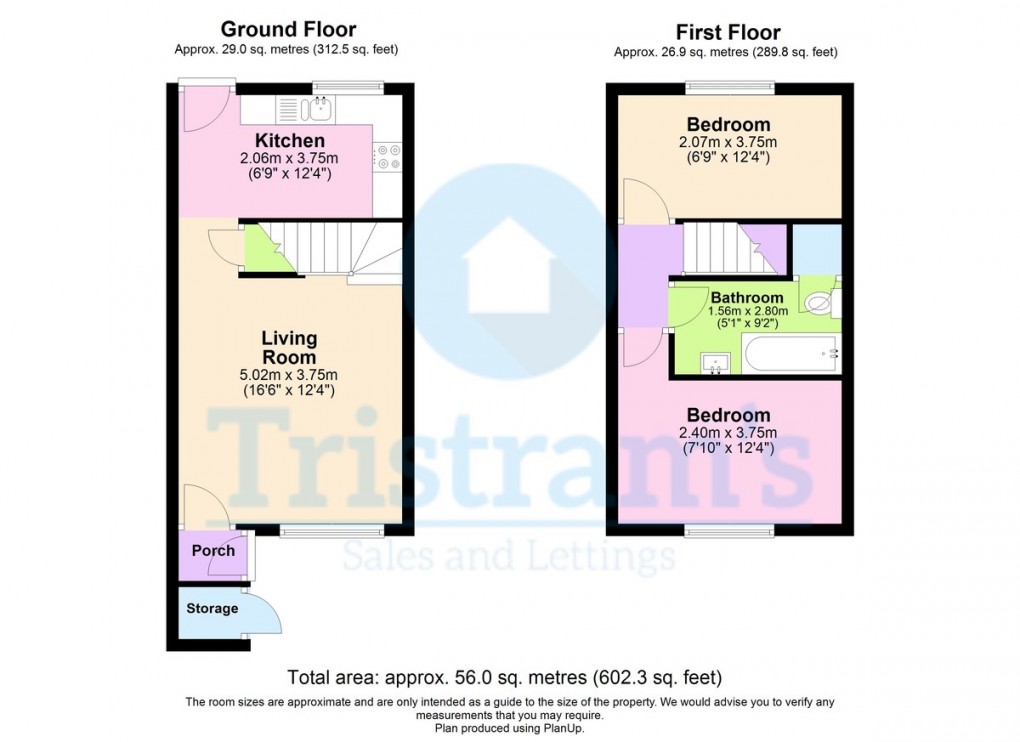 Floorplan for Grinsbrook, Lenton