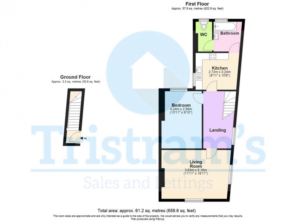 Floorplan for Duke Street, Hucknall