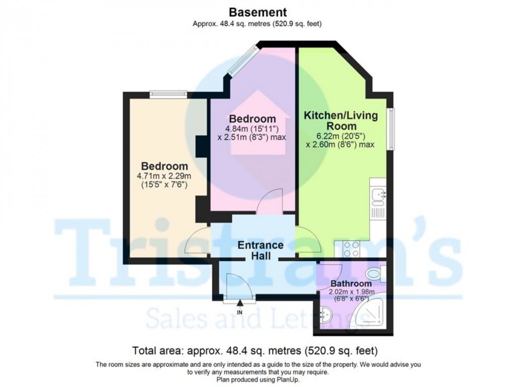Floorplan for Church Street, Lenton