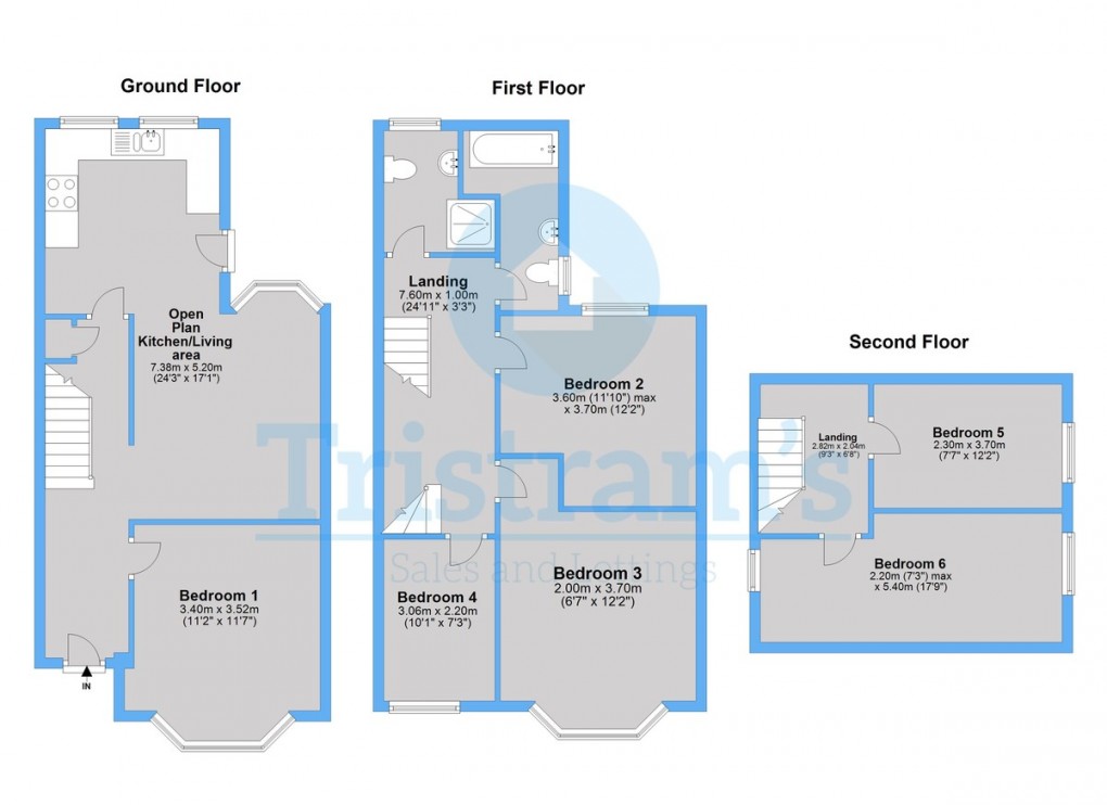 Floorplan for Dunlop Avenue, Lenton