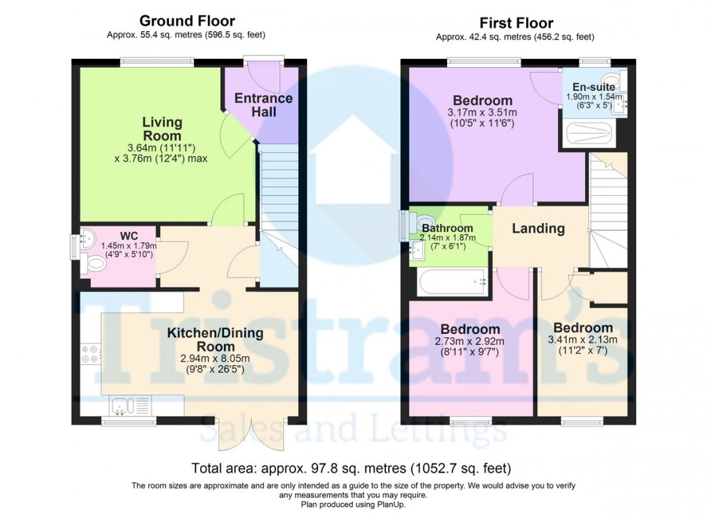 Floorplan for Violet Gardens, Edwalton, Nottingham