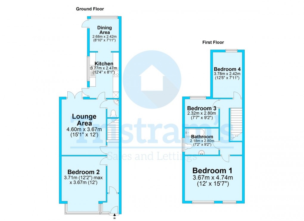 Floorplan for Fletcher Road, Beeston