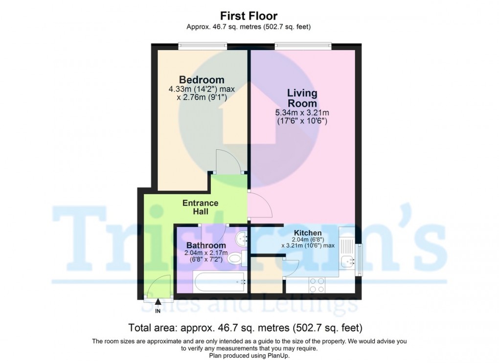 Floorplan for High Point, Noel Street, Nottingham