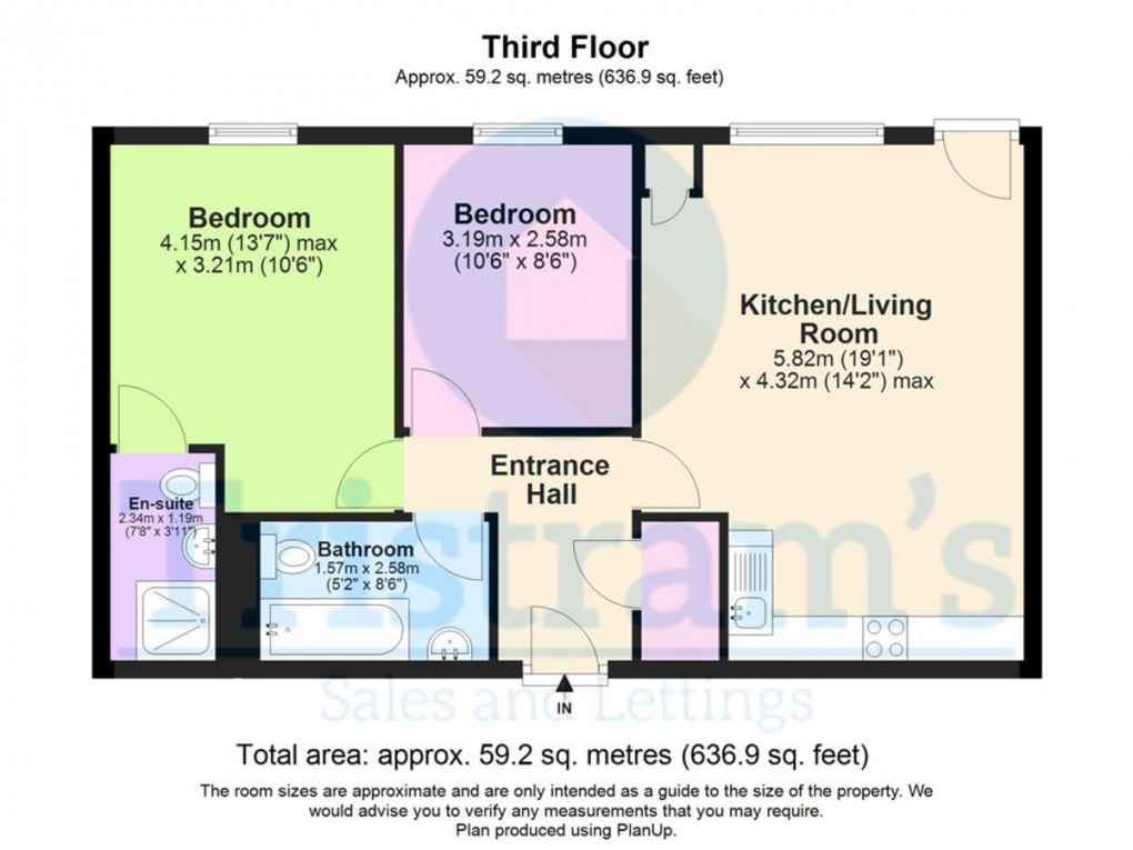Floorplan for Binding House, Carrington Point