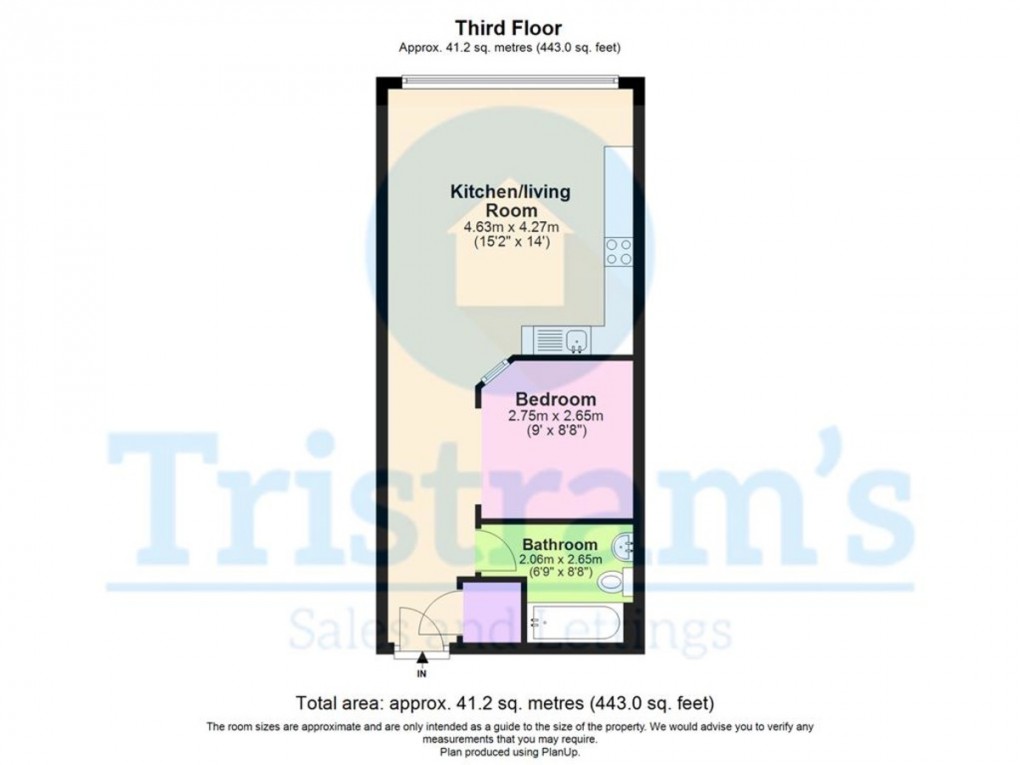 Floorplan for Marco Island, Huntingdon Street, Nottingham