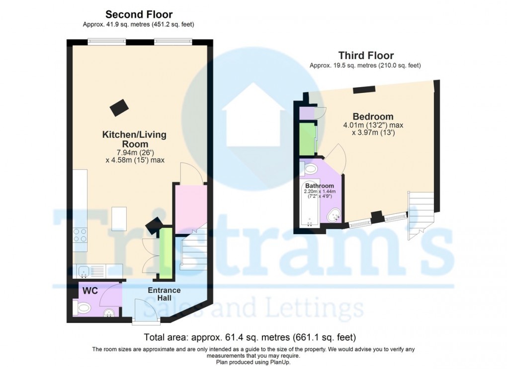 Floorplan for Thurland Street, Nottingham, Express Sales And Lettings