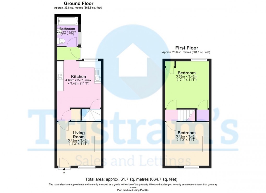 Floorplan for Ewart Road, Nottingham