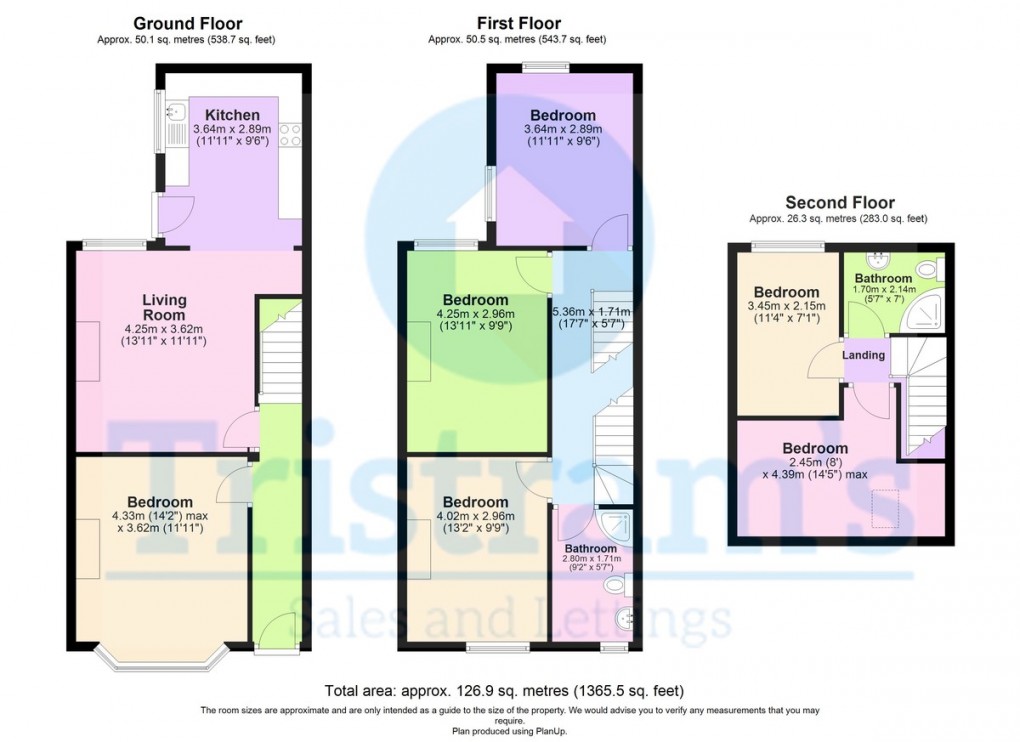 Floorplan for Grove Road, Lenton