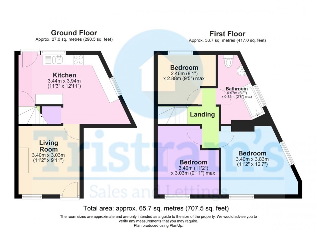 Floorplan for Ladysmith Street, NG2 4AU