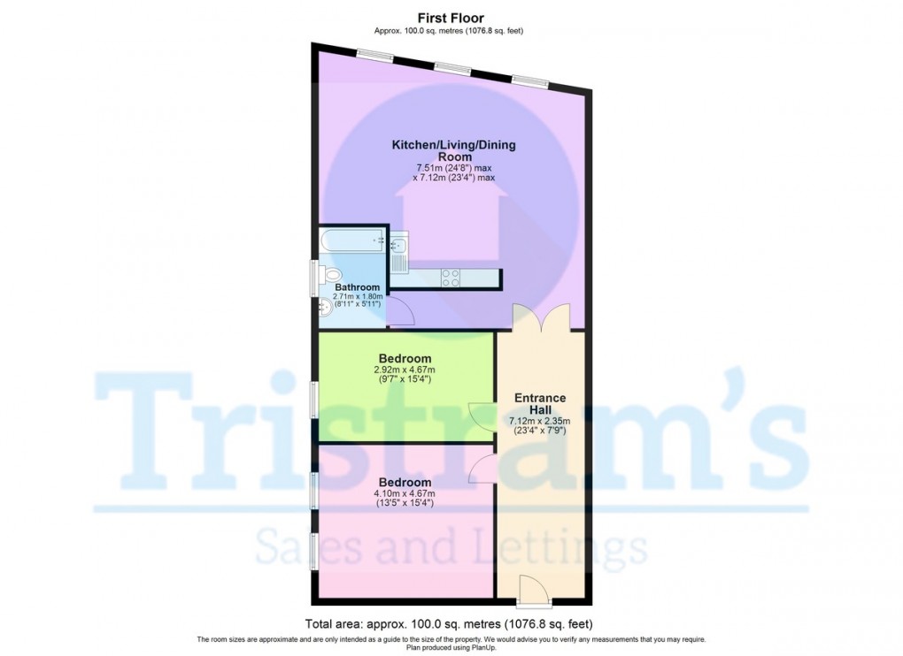 Floorplan for Byron Centre, Hucknall